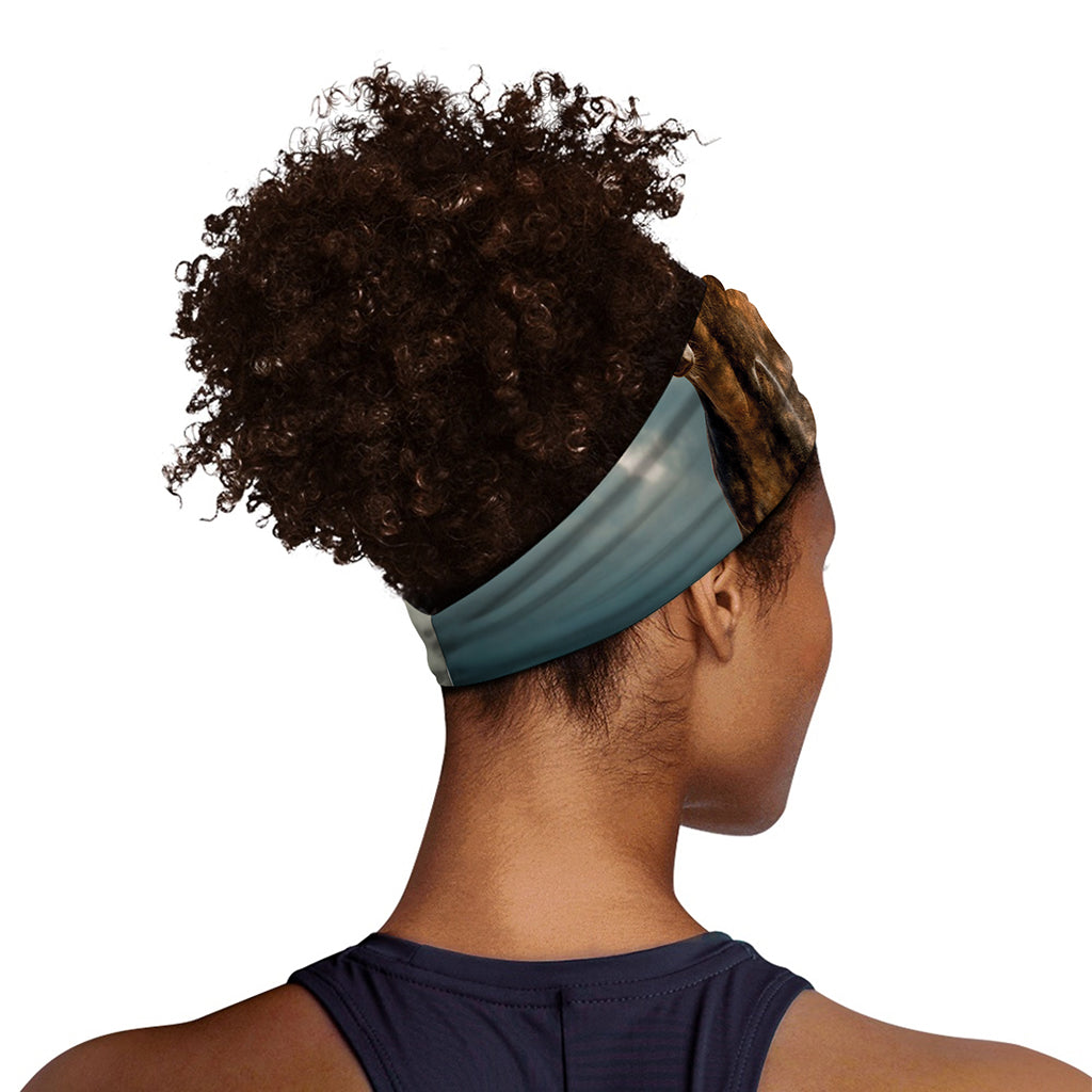 Running Wild Stallion Horse Print Sports Headband