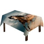 Running Wild Stallion Horse Print Tablecloth