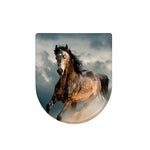 Running Wild Stallion Horse Print Toilet Lid Cover