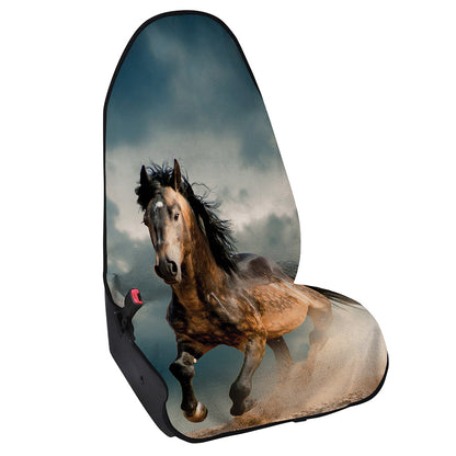 Running Wild Stallion Horse Print Waterproof Car Seat Cover