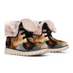 Running Wild Stallion Horse Print Winter Boots