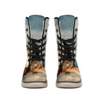 Running Wild Stallion Horse Print Winter Boots