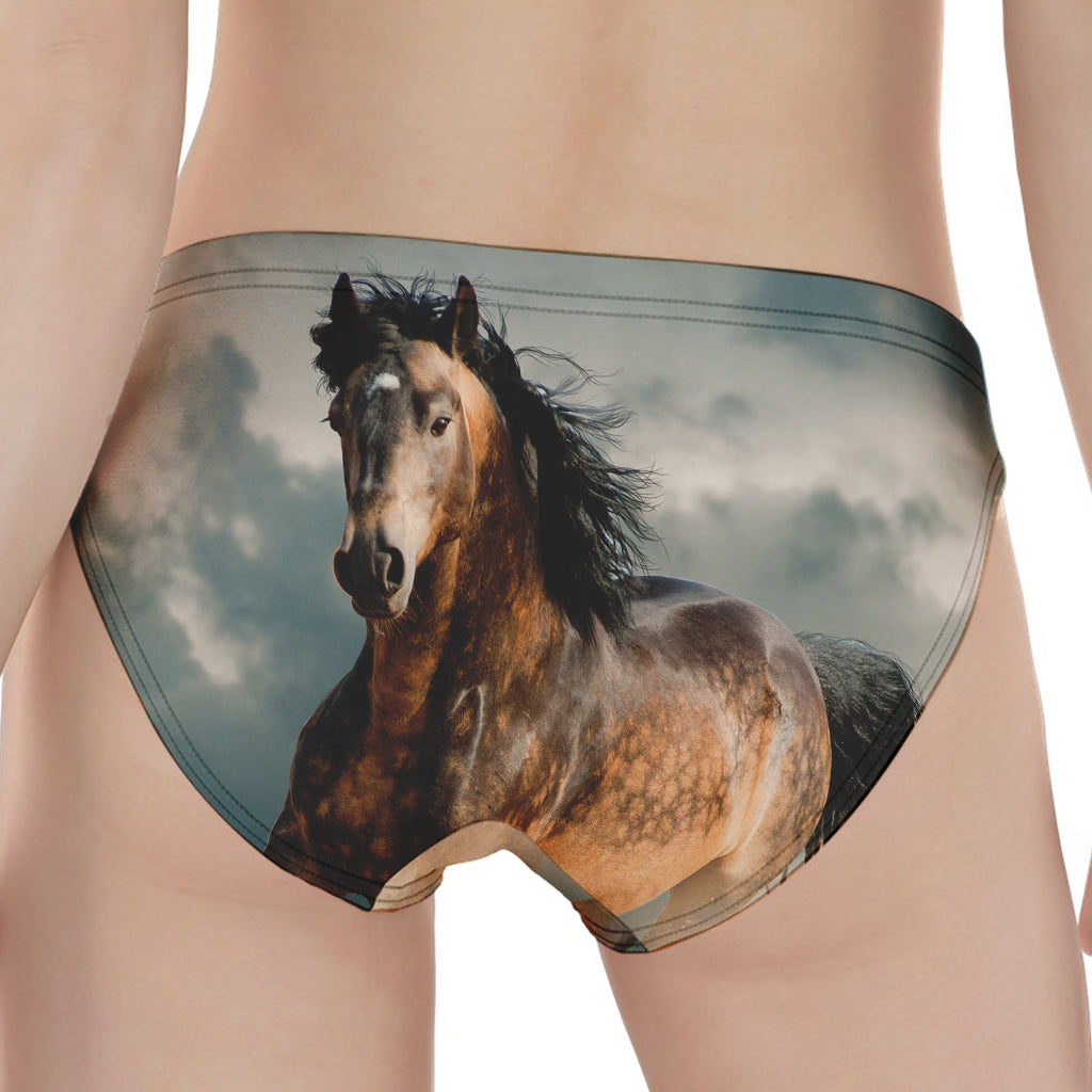 Running Wild Stallion Horse Print Women's Panties