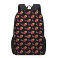 Sacred Heart Pattern Print 17 Inch Backpack