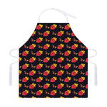 Sacred Heart Pattern Print Adjustable Apron
