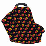 Sacred Heart Pattern Print Baby Seat Cover