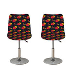 Sacred Heart Pattern Print Bar Stool Covers