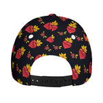 Sacred Heart Pattern Print Baseball Cap