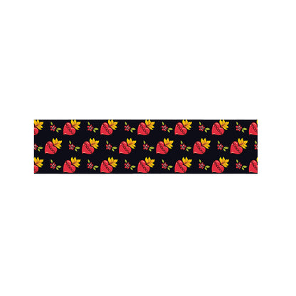 Sacred Heart Pattern Print Bed Runner