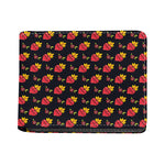 Sacred Heart Pattern Print Bifold Wallet