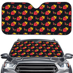 Sacred Heart Pattern Print Car Windshield Sun Shade
