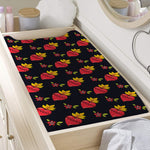 Sacred Heart Pattern Print Changing Pad Cover