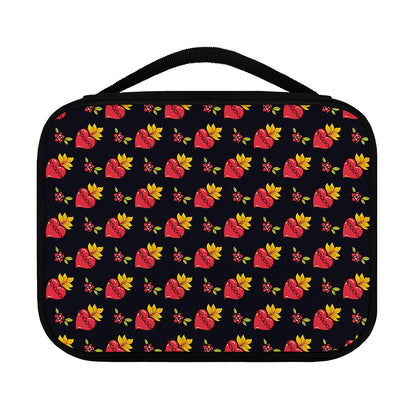 Sacred Heart Pattern Print Classic Bible Case