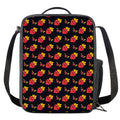 Sacred Heart Pattern Print Crossbody Lunch Bag