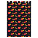 Sacred Heart Pattern Print Curtain