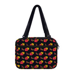 Sacred Heart Pattern Print Double Strap Bible Bag