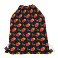 Sacred Heart Pattern Print Drawstring Bag