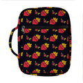 Sacred Heart Pattern Print Front Pocket Bible Bag