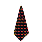 Sacred Heart Pattern Print Hand Towel