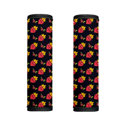 Sacred Heart Pattern Print Handle Covers