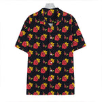 Sacred Heart Pattern Print Hawaiian Shirt
