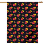 Sacred Heart Pattern Print House Flag