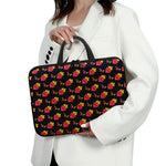 Sacred Heart Pattern Print Laptop Sleeve With Handle