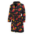 Sacred Heart Pattern Print Men's Bathrobe