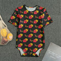 Sacred Heart Pattern Print Men's Bodysuit