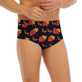 Sacred Heart Pattern Print Men's Briefs