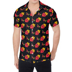 Sacred Heart Pattern Print Men's Shirt