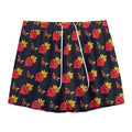 Sacred Heart Pattern Print Mesh Shorts