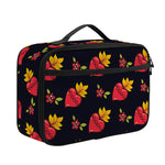 Sacred Heart Pattern Print Portable Lunch Bag