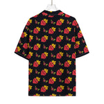 Sacred Heart Pattern Print Rayon Hawaiian Shirt