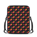 Sacred Heart Pattern Print Rectangular Crossbody Bag