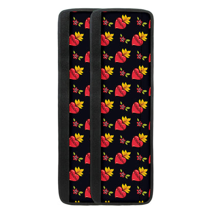Sacred Heart Pattern Print Refrigerator Handle Covers