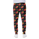 Sacred Heart Pattern Print Scuba Joggers