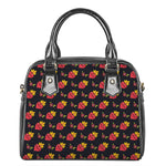 Sacred Heart Pattern Print Shoulder Handbag
