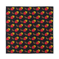Sacred Heart Pattern Print Silk Bandana