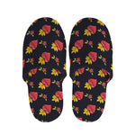 Sacred Heart Pattern Print Slippers