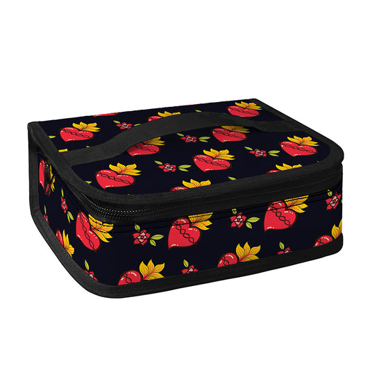 Sacred Heart Pattern Print Small Lunch Bag