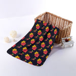 Sacred Heart Pattern Print Towel