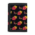 Sacred Heart Pattern Print Trifold Wallet