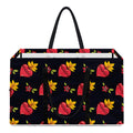 Sacred Heart Pattern Print Utility Tote Bag