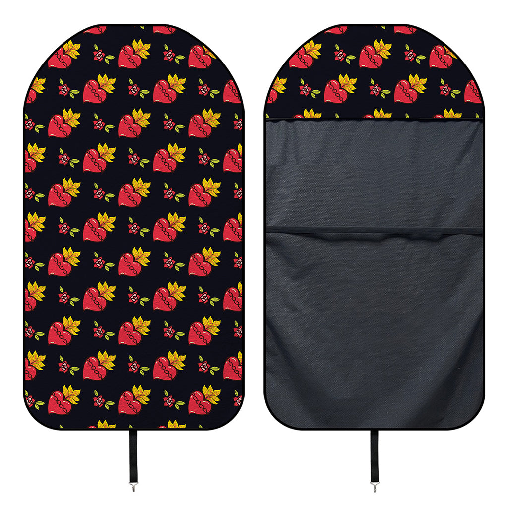 Sacred Heart Pattern Print Waterproof Car Seat Cover
