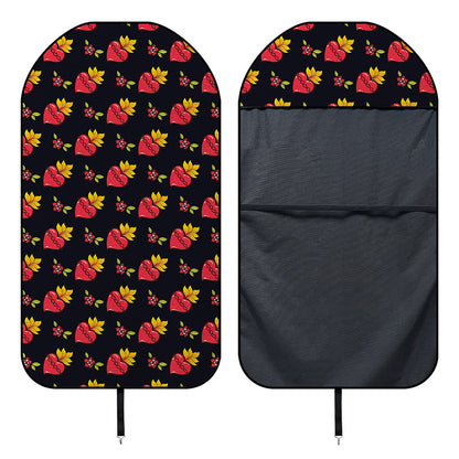 Sacred Heart Pattern Print Waterproof Car Seat Cover