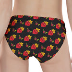 Sacred Heart Pattern Print Women's Panties