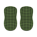 Sage Green Buffalo Check Pattern Print Bar Stool Covers