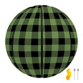 Sage Green Buffalo Check Pattern Print Basketball
