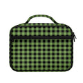 Sage Green Buffalo Check Pattern Print Briefcase Bible Bag